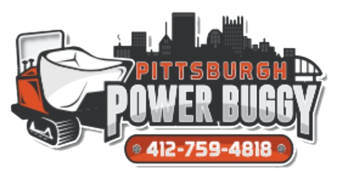 Pittsburgh Power Buggy logo with phone number 412-759-4818